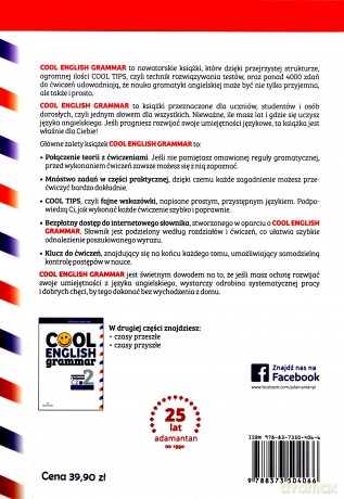 Cool English Grammar. Repetytorium z ćwiczeniami. Część 1. Podstawy gramatyki i czasy teraźniejsze - Elżbieta Jończyk [KSIĄŻKA]