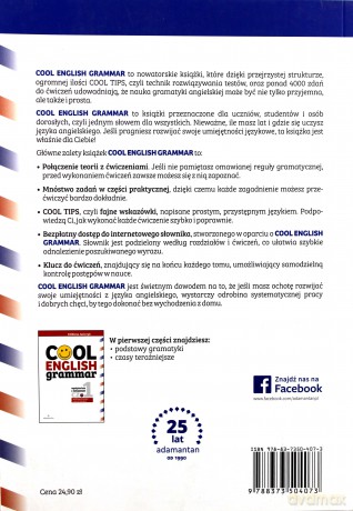 Cool English Grammar. Repetytorium z ćwiczeniami. Część 2. Czasy przeszłe i czasy przyszłe - Elżbieta Jończyk [KSIĄŻKA]