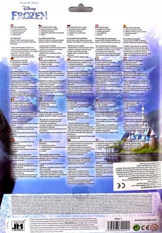 Kraina Lodu Kolorowanka z numerkami [KSIĄŻKA]