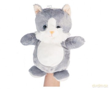 Pacynka z dźwiękim Kot 22 cm