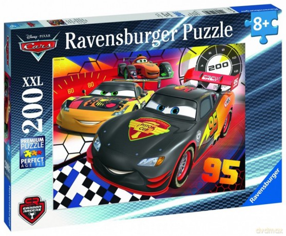 RAVENSBURGER 200 el. Auta wyścig trwa [PUZZLE]
