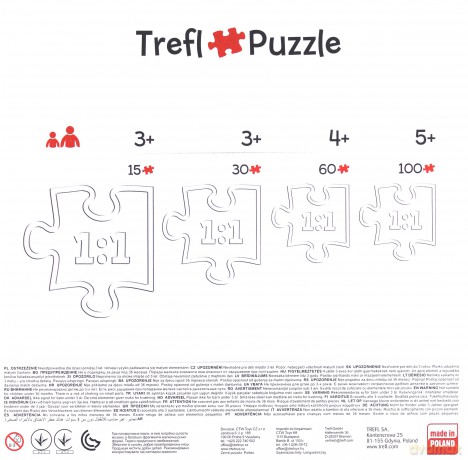 TREFL 30, 48 el. + memo - Dzień Peppy Świnka Peppa (90600) [PUZZLE]