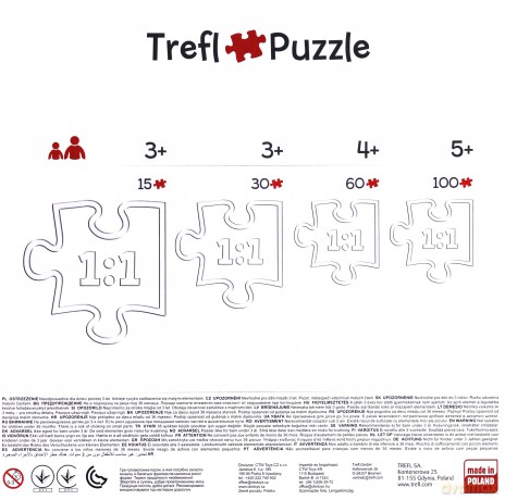 TREFL 30, 48 el. + memo - Frajda z przyjaciółmi Myszka Mickey (90604) [PUZZLE]