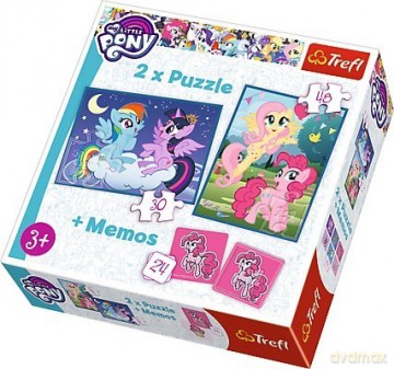 TREFL 30, 48 el. + Memo - Przyjaźń to magia My Little Pony (90601) [PUZZLE]