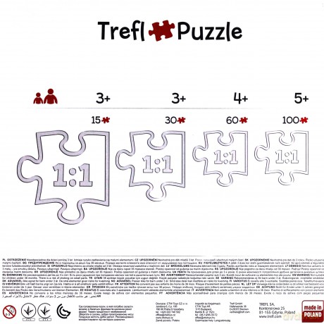 TREFL 30, 48 el. + Memo - Przyjaźń to magia My Little Pony (90601) [PUZZLE]