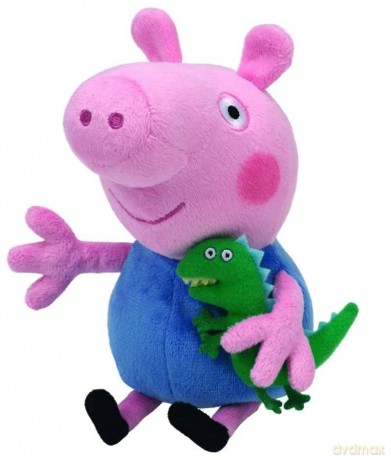TY Beanie Babies Świnka Peppa - George 28 cm