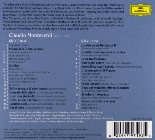 The Beauty Of Monteverdi [2CD]