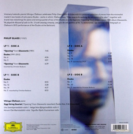 Vikingur Olafsson: Philip Glass Piano Works [2xWinyl]