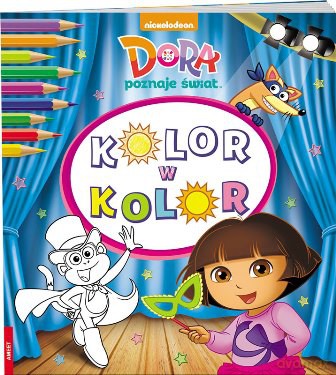 Dora poznaje świat. Kolor w kolor [KSIĄŻKA]