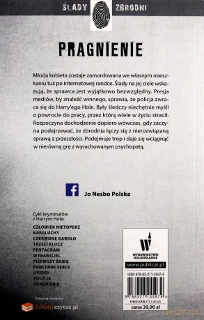 Pragnienie - Jo Nesbo [KSIĄŻKA]