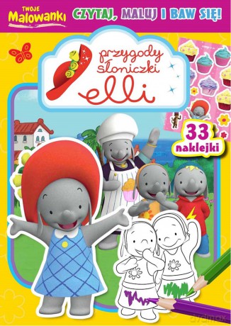 Przygody słoniczki Elli. Twoje malowanki. Czytaj, maluj i baw się [KSIĄŻKA]