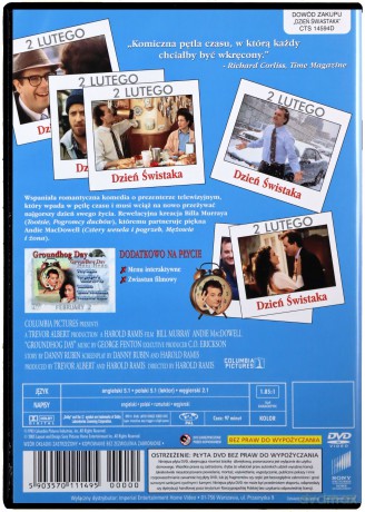 Dzień świstaka (polski lektor) [DVD]