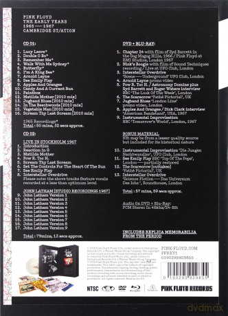 Pink Floyd: 1965-1967 Cambridge St/Ation [Blu-Ray]+[DVD]+[2CD]
