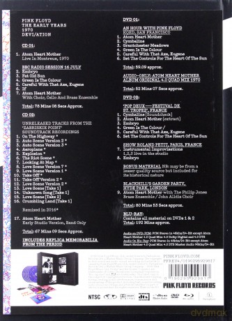 Pink Floyd: The Early Years 1970 Devi/Ation [Blu-Ray]+[2DVD]+[2CD]