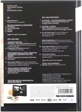 Pink Floyd: 1971 Reverber/Ation [Blu-Ray]+[DVD]+[CD]