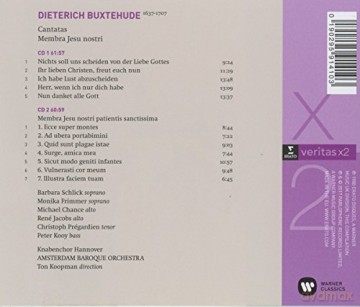 Ton Koopman & The Amsterdam Baroque Orchestra & Christoph Pregardien & Barbara Schlick & Monika Frimmer & Michael Chance & Rene Jacobs & Peter Kooy & Knabe: Buxtehude: Cantatas [CD]