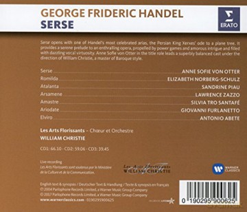 Christie & Arts Florissants & Von Otter & Norberg-Schulz & Piau & Zazzo & Santafe: Handel: Serse [3CD]