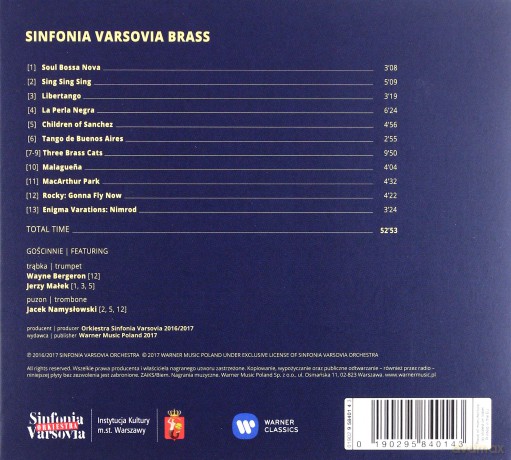 Sinfonia Varsovia Brass [CD]