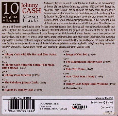 Johnny Cash: 10 Original Albums (+Bonus) [10CD]