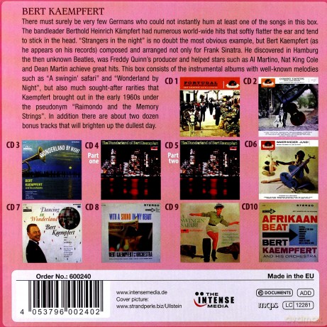 Bert Kaempfert: 10 Original Albums - Milestones Of A Legend [10CD]