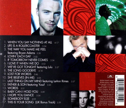 Ronan Keating: 10 Years Of Hits [CD]