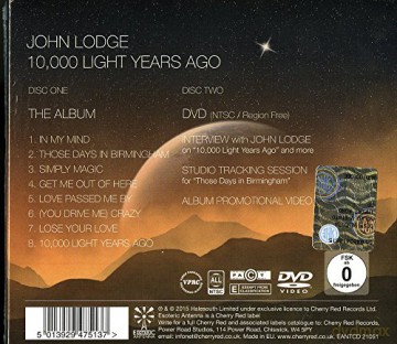 John Lodge: 10,000 Light Years Ago [CD]+[DVD]