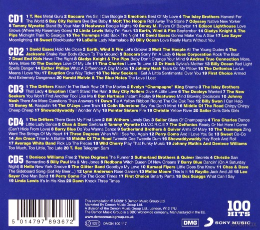 100 Hits - 70s Chartbusters [5CD]
