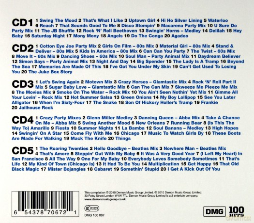 100 Hits - Jive Bunny [5CD]