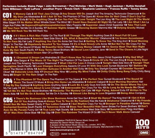 100 Hits - Musicals [5CD]