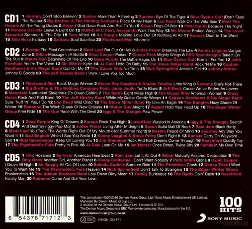 100 Hits - Rock Jukebox [5CD]