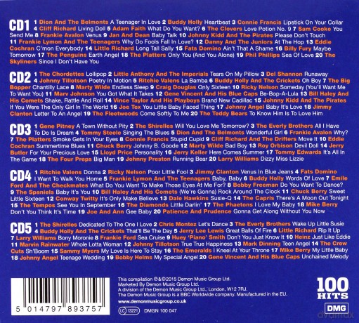 100 Hits - Rock N Roll Love [5CD]
