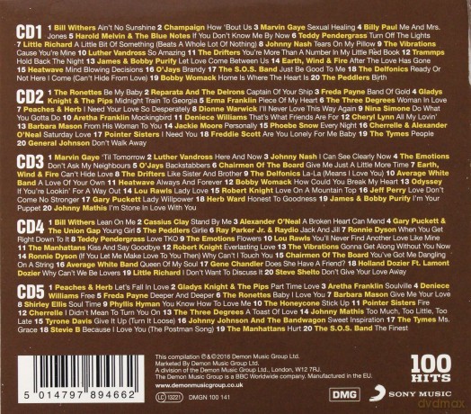 100 Hits - Ultimate Soul [5CD]