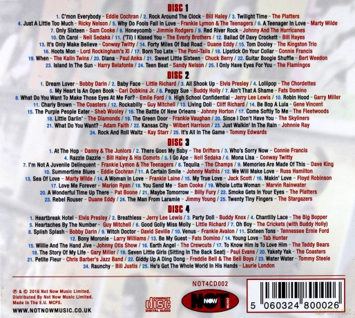 100 Hits Of The 50s [4CD]