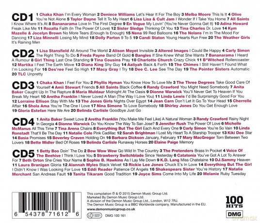 100 Hits Woman [5CD]