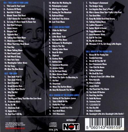 Woody Guthrie: 100Th Anniversary Collection [5CD]