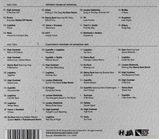 15 Years Of Hospital Records [2CD]