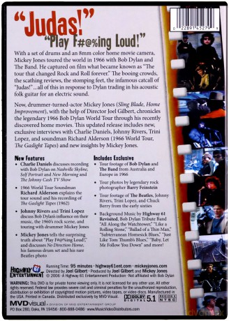 Bob Dylan: 1966 World Tour: The Home Movi [DVD]