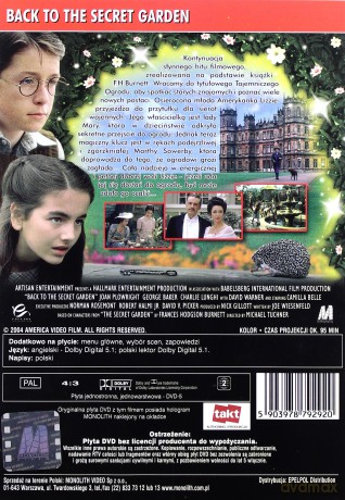 Powrót do Tajemniczego Ogrodu [DVD]