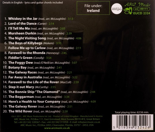 Noel Mcloughlin: 20 Best Irish Pub Songs [CD]