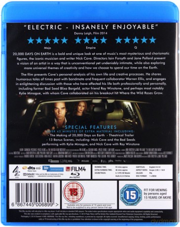 Nick Cave: 20,000 Days On Earth [Blu-Ray]