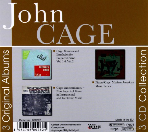 John Cage: 3 Original Albums [3CD]