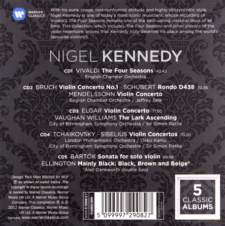 Nigel Kennedy: 5 Classic Albums [5CD]