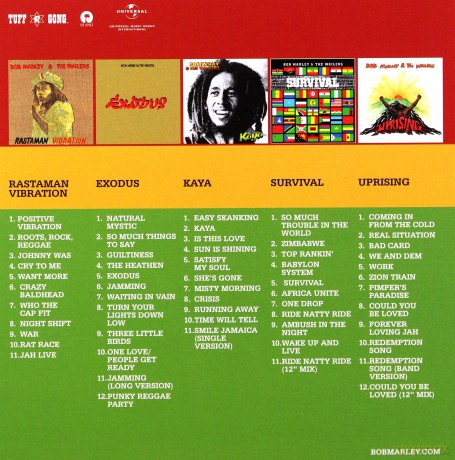 Bob Marley & The Wailers: 5 Classic Albums [5CD]