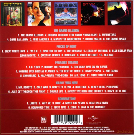 Styx: 5 Classic Albums [5CD]