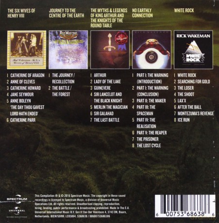 Rick Wakeman: 5 Classic Albums [5CD]