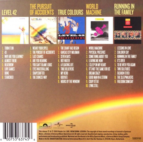 Level 42: 5 Classic Albums [5CD]