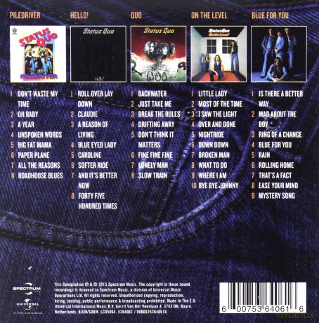 Status Quo: 5 Classic Albums [5CD]