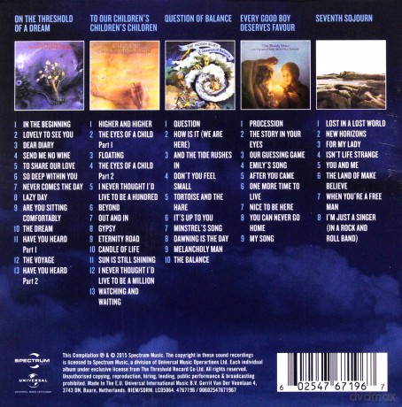 The Moody Blues: 5 Classic Albums [5CD]