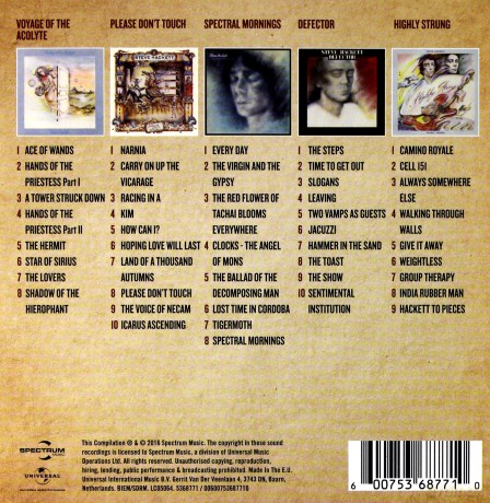 Steve Hackett: 5 Classic Albums [5CD]