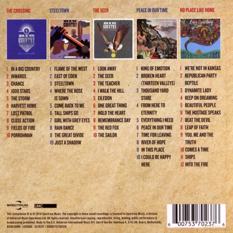Big Country: 5 Classic Albums [5CD]